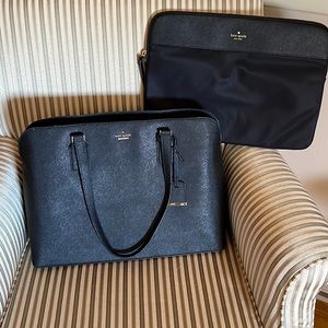 Kate spade ♠️ tote with matching laptop sleeve